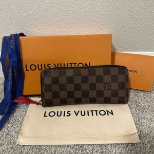 Louis Vuitton Clemence Wallet Damier Ebene